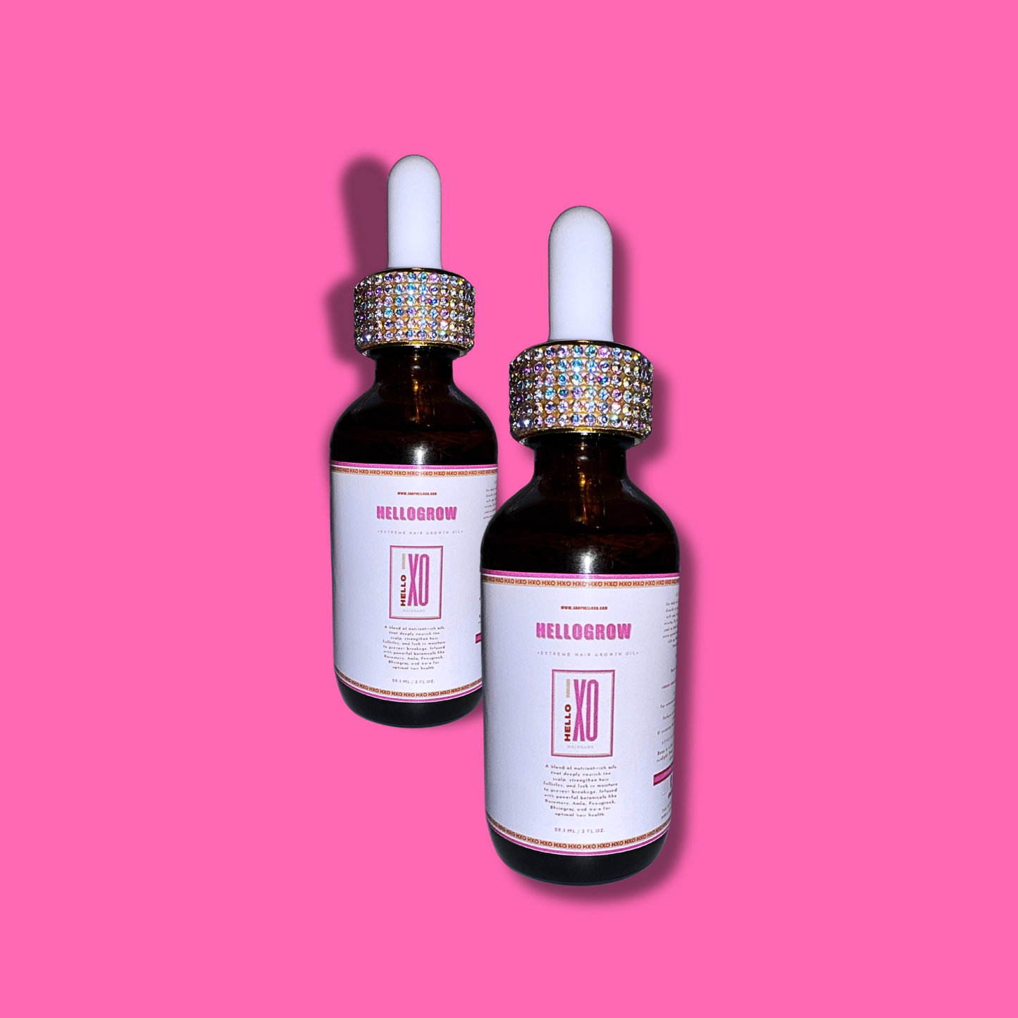 helloGROW™ Hair Growth Oil – 2 Bottle Bundle (Save + Grow)