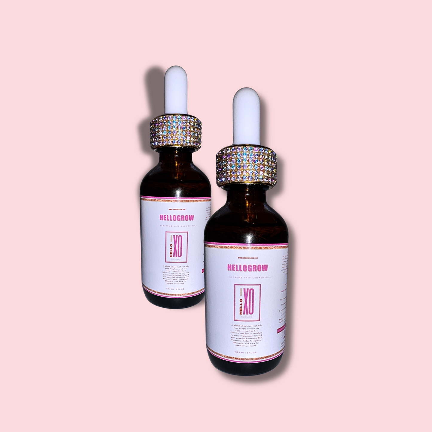 helloGROW™ Hair Growth Oil – 2 Bottle Bundle (Save + Grow)