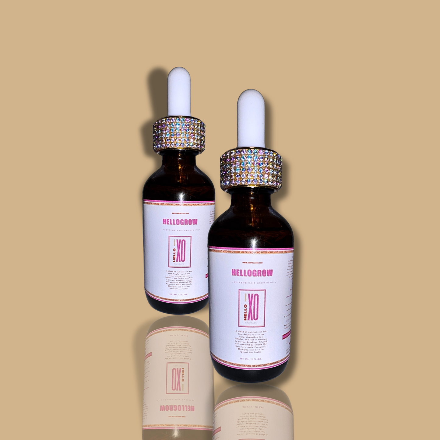 helloGROW™ Hair Growth Oil – 2 Bottle Bundle (Save + Grow)
